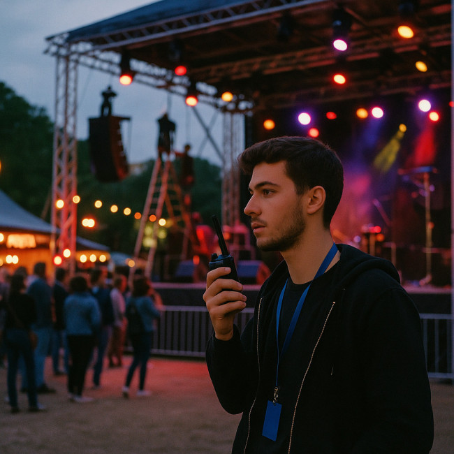 Un alternant coordonne un festival culturel