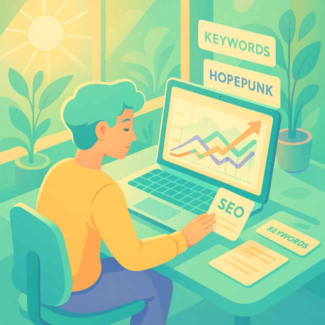 Écrivain analysant la demande SEO pour un genre littéraire de niche