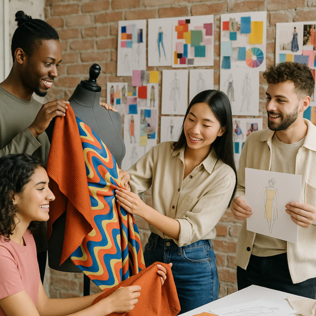 atelier de mode cosmopolite stimulant la créativité