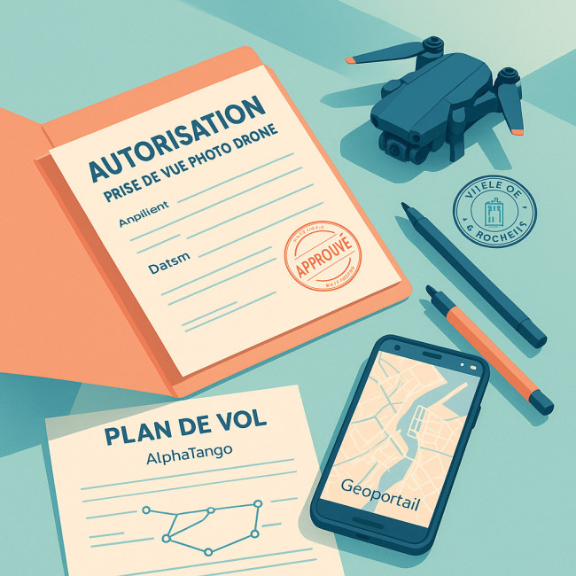 Dossier d'autorisations drone et photo pour le Vieux Port