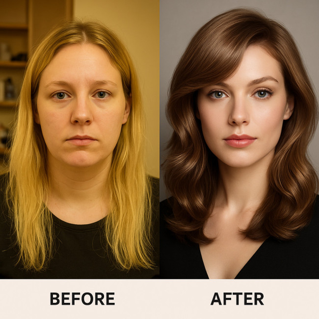 visuel avant-après book coiffeur