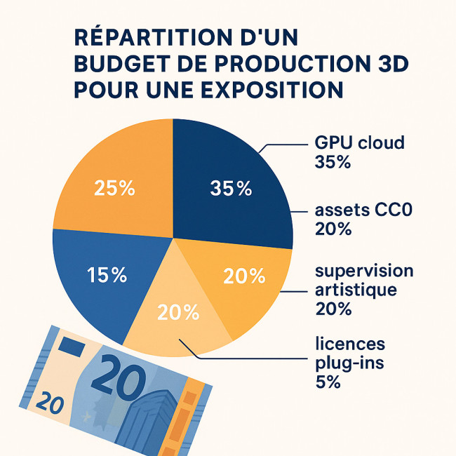 infographie budget production 3D scénographie