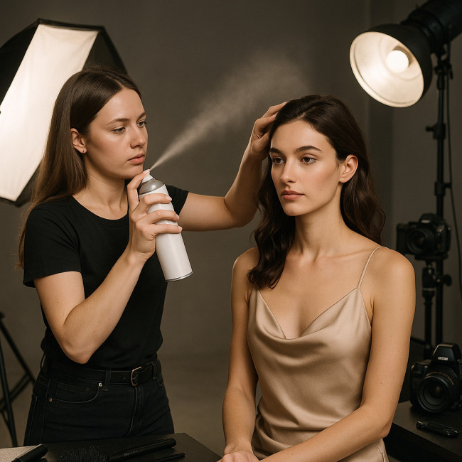coiffeuse assurée protège shooting photo