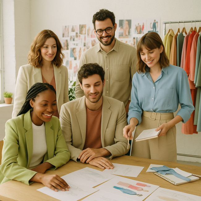 collectif de stylistes lyonnais travaillant ensemble