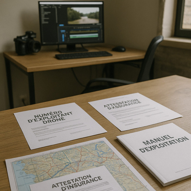 Documents légaux nécessaires pour un tournage drone