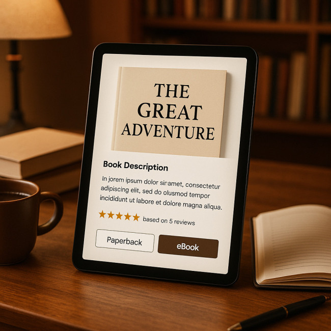 Page produit convaincante pour un livre de niche