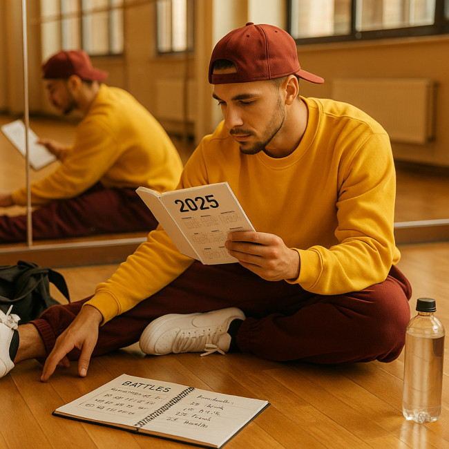 danseur hip-hop préparation studio