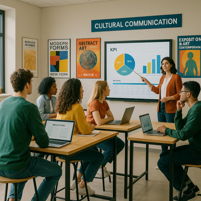 illustration école communication culturelle