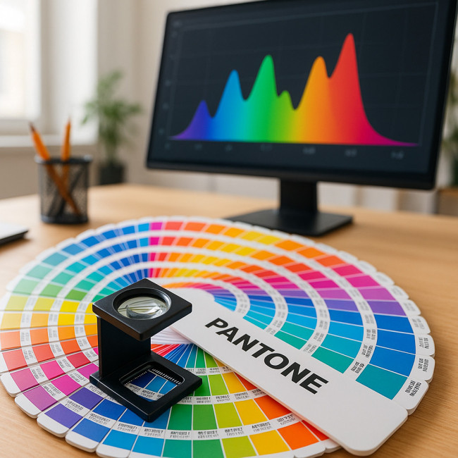 Nuancier Pantone et outils d'expertise couleur