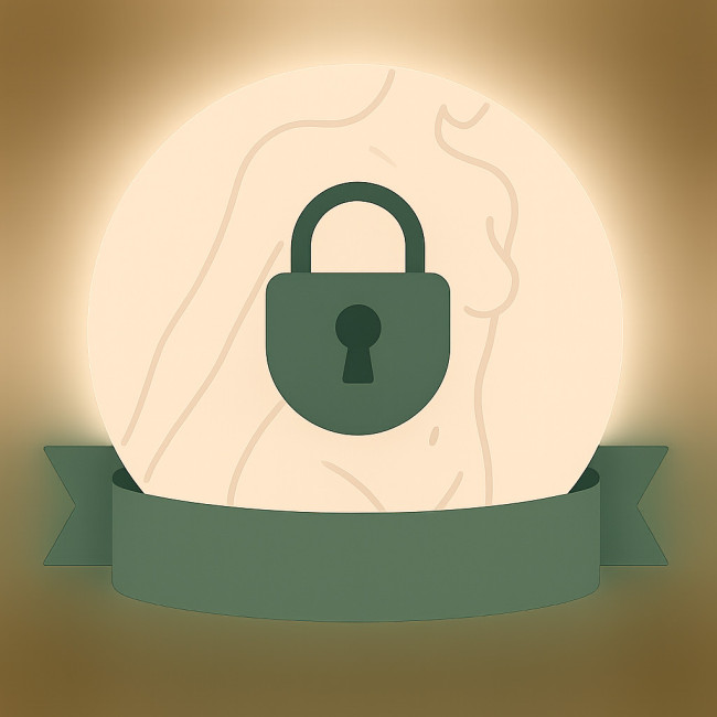 Illustration d'un badge label éthique nu artistique