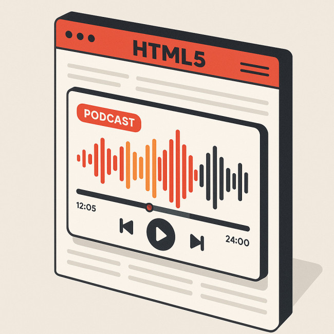 Lecteur de podcast intégré sur page web