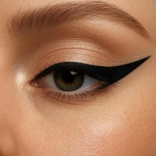 macro gros plan maquillage peau détaillée