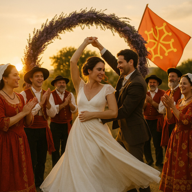couple danse mariage occitan