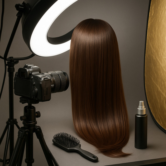 installation studio macro cheveux