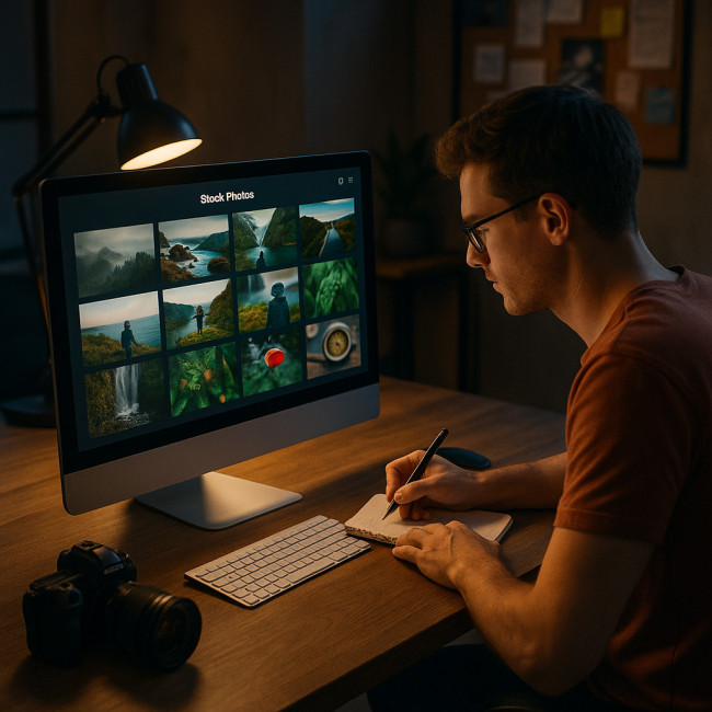 photographe consultant une plateforme microstock