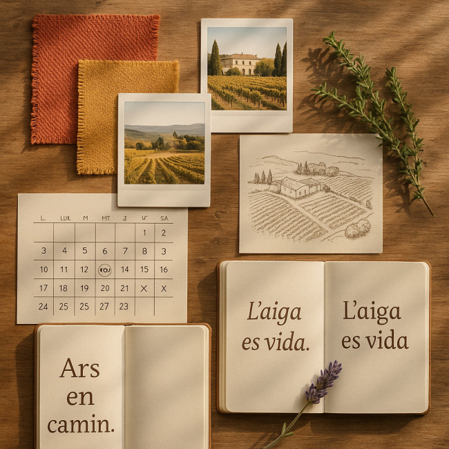 moodboard reportage mariage occitan