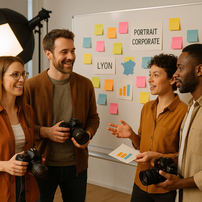 photographes élaborant une stratégie de mots-clés portrait