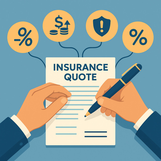 infographie sur la négociation d'un contrat d'assurance