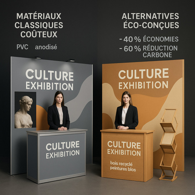 comparaison matériaux scénographiques