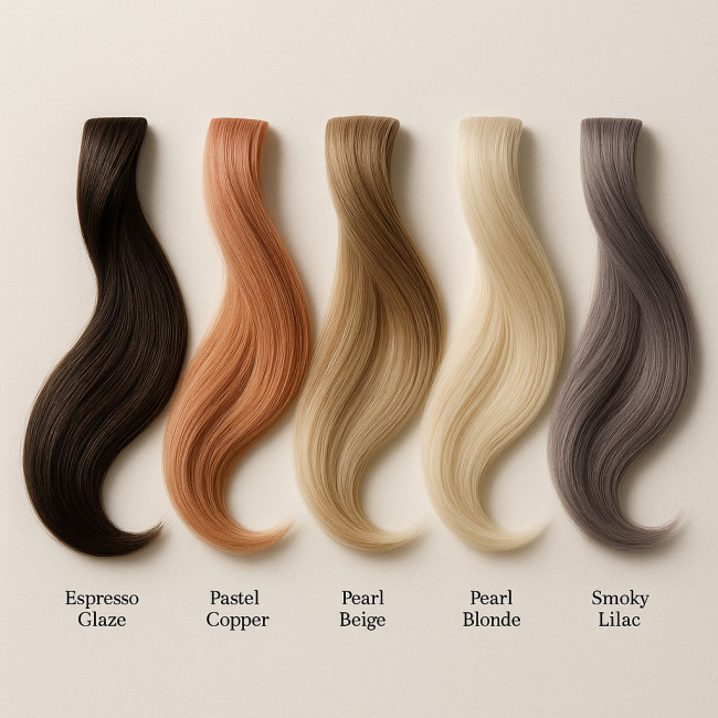 Palette des couleurs cheveux 2025