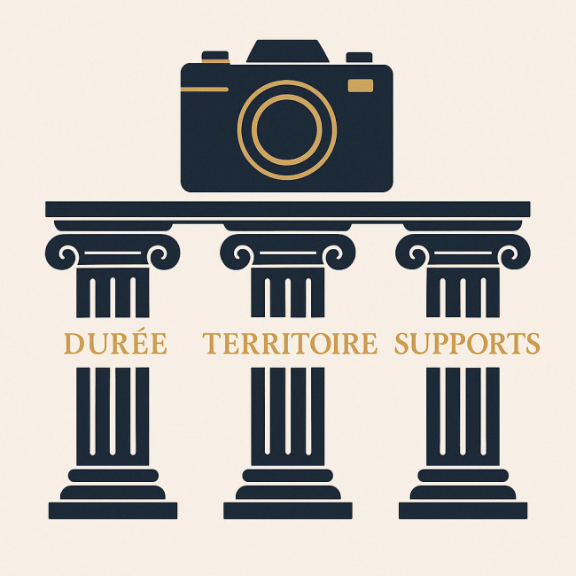 infographie montrant les trois piliers d'un contrat de cession