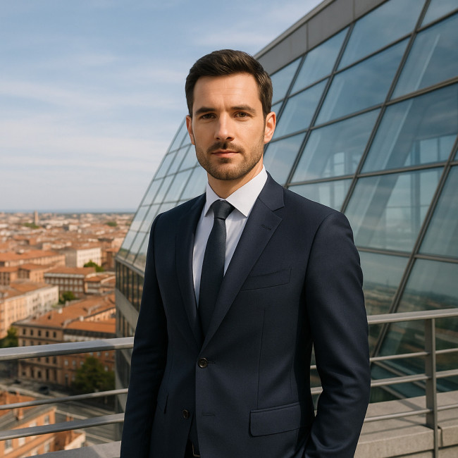 Portrait corporate rooftop Cabanis