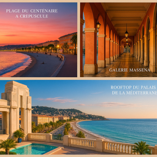 Spots photo emblématiques de Nice pour événements