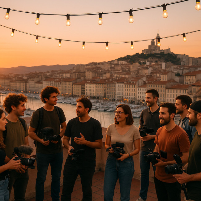 Réseautage de vidéastes à Marseille en 2025