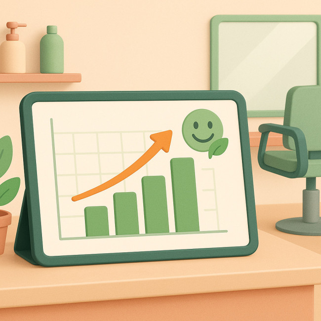 graphique illustrant le retour sur investissement d'une formation coiffure