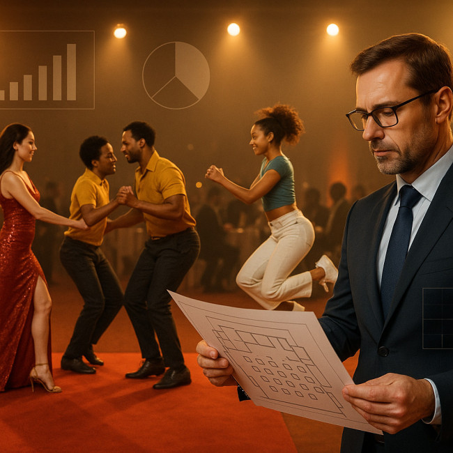 bookeur choisissant le style de salsa adapté à un événement