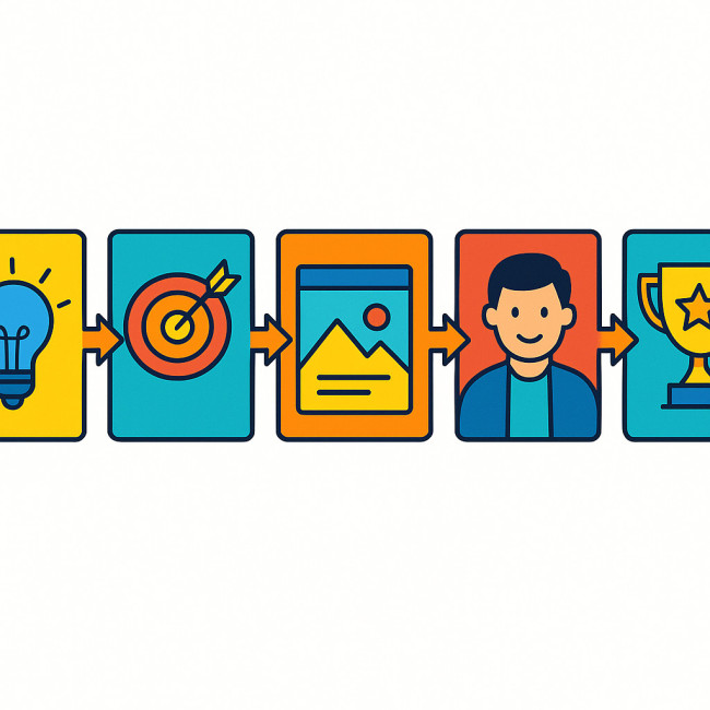 schéma storyboard illustrant l'ordre optimal des images