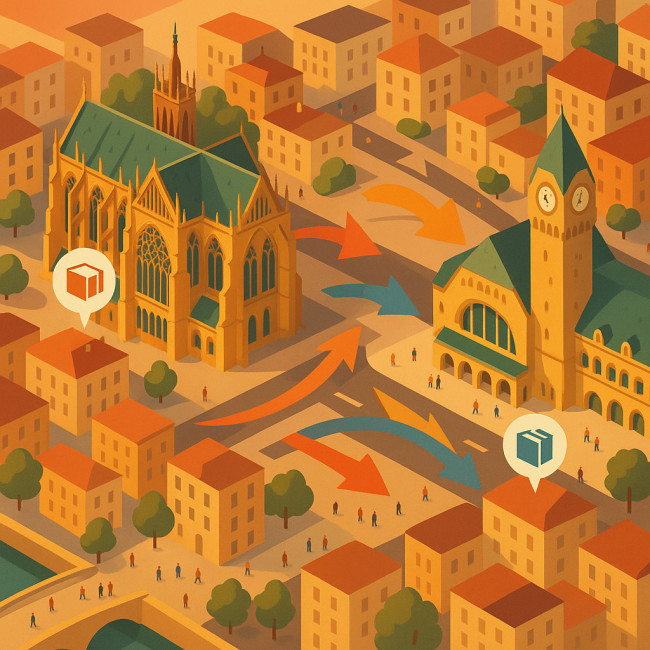 illustration stratégie prospection éditoriale à Metz