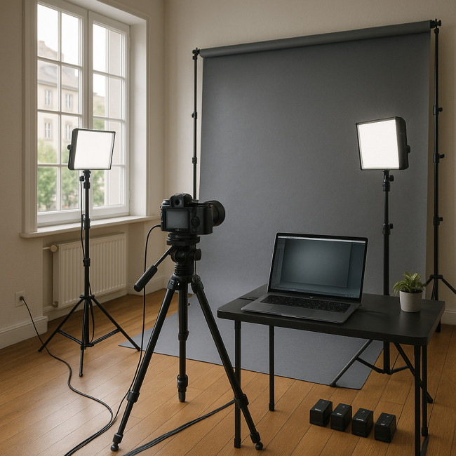 home studio de e-shooting à Strasbourg
