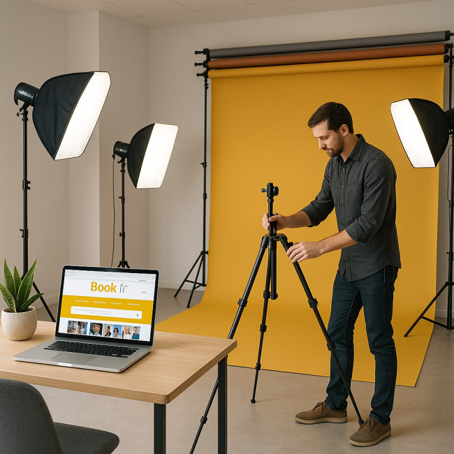 Studio photo moderne équipé à Metz