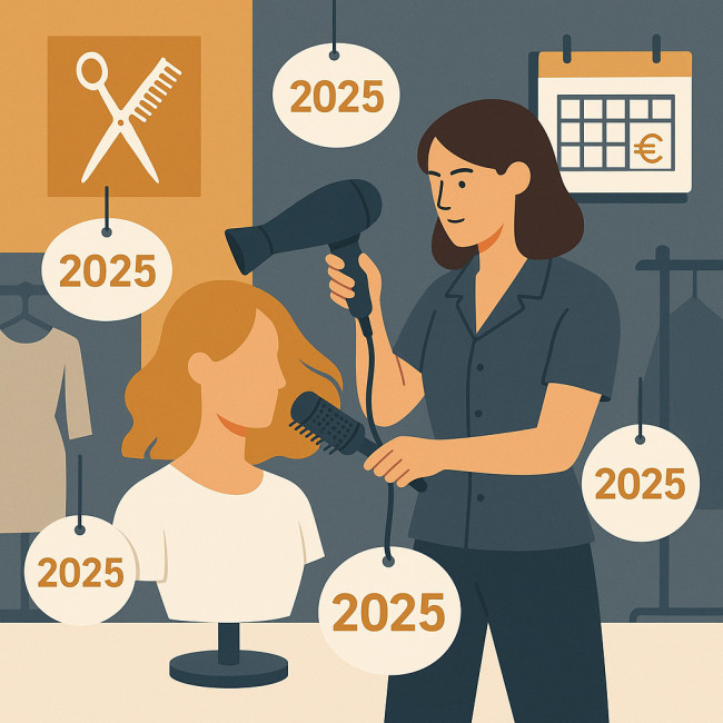 Infographie des tarifs coiffure mode à Lyon en 2025