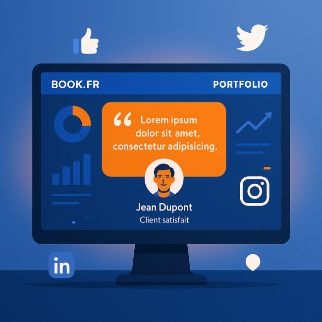 visuel d'un témoignage client mis en avant pour la crédibilité