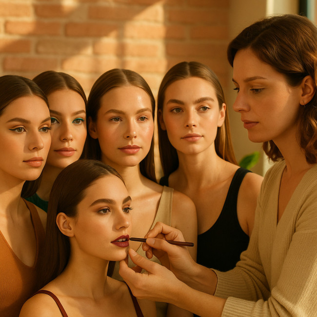 illustration des tendances maquillage 2025 à Toulouse