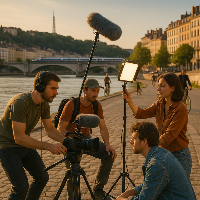 Tournage vidéo bas carbone à Lyon