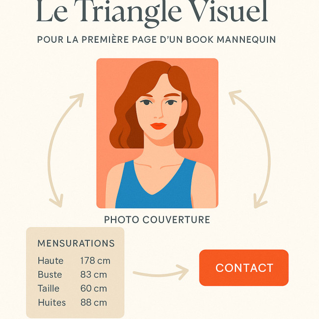 Infographie triangle visuel de la première page