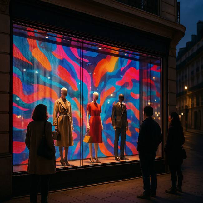 vitrine animée par motion design